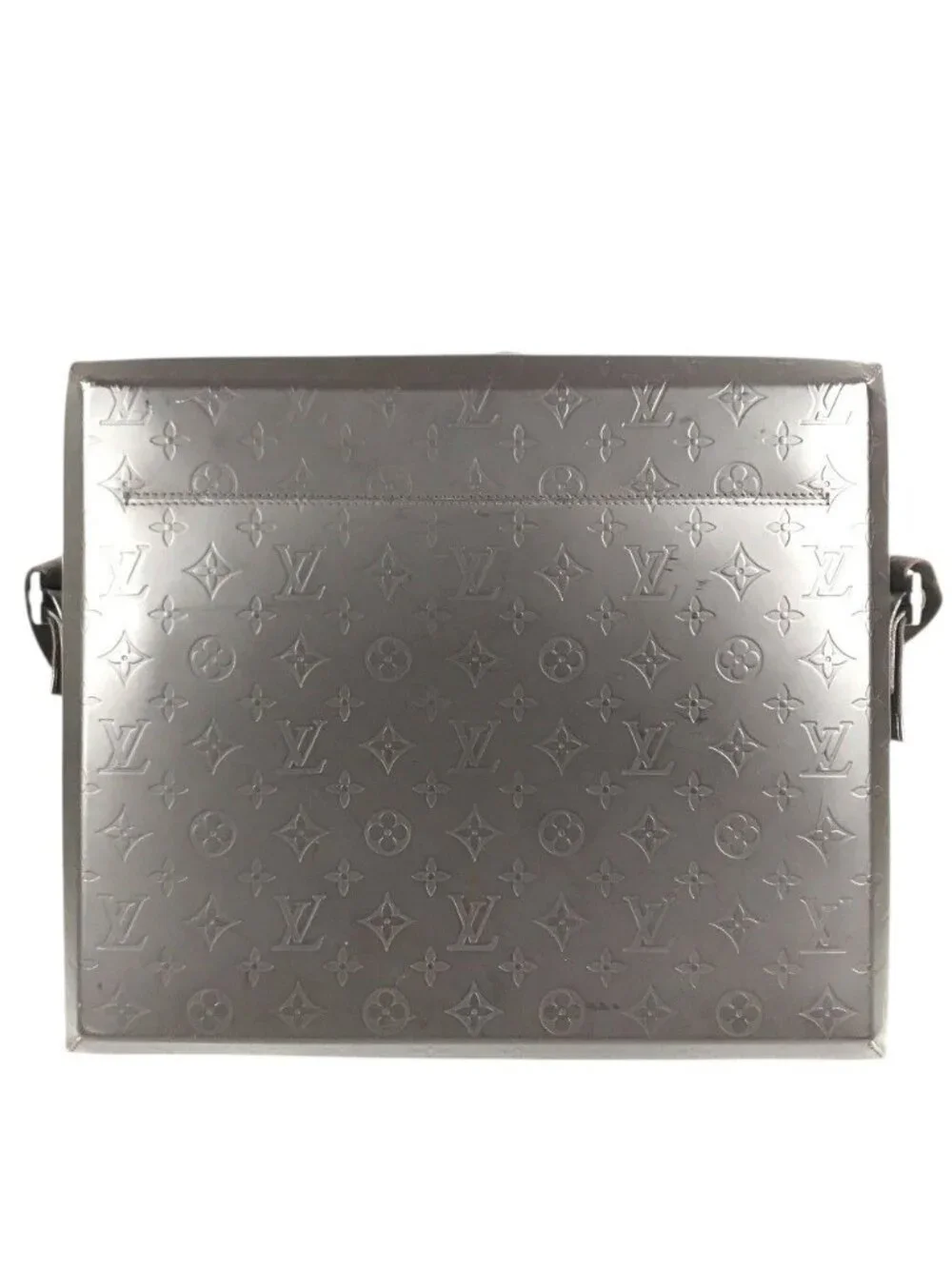 Louis Vuitton Shoulder Bag Steve Monogram Glace Leather Cafe Brown